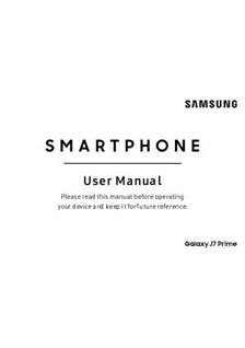 Samsung Galaxy J7 Prime manual. Camera Instructions.